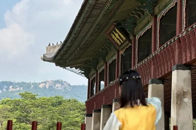 Step through seoul’s royal gates, catch the palace guard ceremony, and find quiet at jogyesa temple. includes hotel pickup and a friendly local guide.