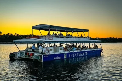 Float the zambezi at sunset from victoria falls, spot elephants and hippos, enjoy free drinks and snacks, and relax with hotel pickup included for a laid-back evening.