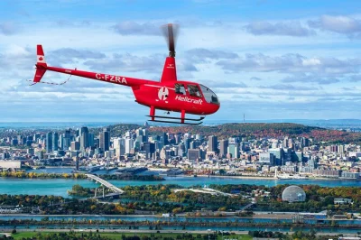 Vivi l’emozione di un volo in elicottero sopra montreal, sorvolando il parco olimpico, la vecchia montreal e il ponte jacques cartier. guida dal vivo e prenotazione semplice inclusi.