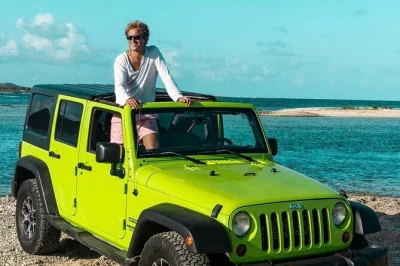 Feel the thrill of driving a jeep across dutch & french sint maarten, see marigot market, maho beach jet landings, and relax with a swim in great bay. includes guide & drinks.