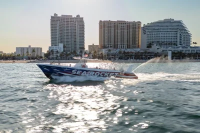 Feel the breeze on a sea rocket cruise in fort lauderdale—see waterfront mansions, yachts, and beaches with a local guide. includes ticket and fuel surcharge.