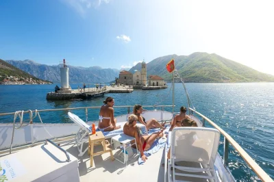 Feel the cool spray as you cruise kotor bay, swim in the blue cave, explore perast & our lady of the rocks, with local guide, drinks & lunch stop included.