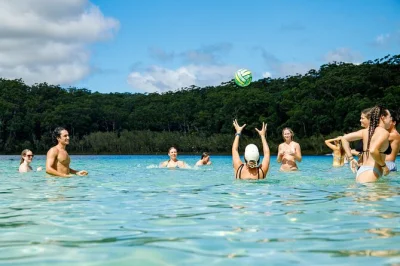 Feel the sand under your feet, drive a 4x4 on fraser island, float in eli creek, and camp with new friends. includes all meals, gear, and local guide support.