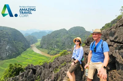 Experience a private ninh binh tour with tam coc boat ride, mua cave hike, hoa lu visit, and local family lunch. pickup in hanoi old quarter.