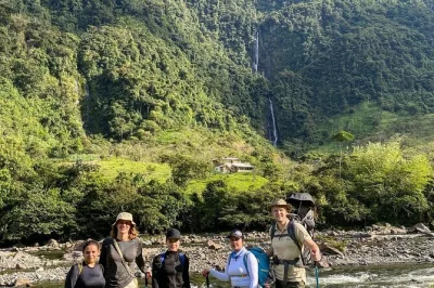 Hike through santo domingo canyon, swim in crystal rivers, and stay in a local cabin. explore waterfalls near medellín with authentic food and community.