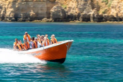 Feel the sea breeze on a lagos boat tour to ponta da piedade caves, with a local guide, live commentary, and access to hidden grottos. includes all fees.