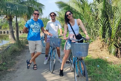 Pedal through hoi an’s quiet villages, try a basket boat in cam thanh eco-village, and share a vietnamese set menu lunch. includes pickup and local guide.