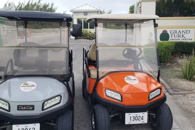 Step off your cruise & start exploring grand turk in a private golf cart rental. includes maps, insurance, fuel, & easy pickup right outside the terminal.