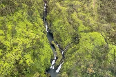 Découvrez maui en hélicoptère au-dessus des cascades de hana et du cratère de haleakala, avec les commentaires d’un pilote local. vol de 45 minutes et enregistrement facile au heliport.
