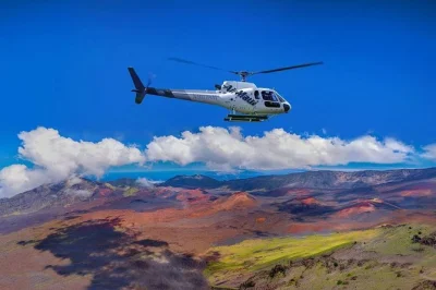 Feel the rush as you soar above maui’s craters, waterfalls & rainforests on a 60-minute helicopter tour with narration from a local pilot. includes heliport departure.