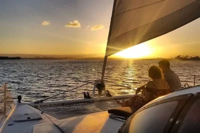 Sip rum punch, watch old san juan glow at sunset, and sail past la fortaleza on this intimate catamaran cruise. includes drinks, local captain, and small group vibe.