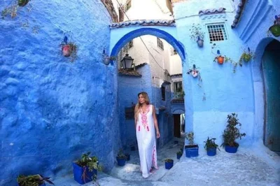 Private chefchaouen day tour from fez. explore the blue streets, local markets, and ras el-maa waterfall with a driver. wheelchair accessible.