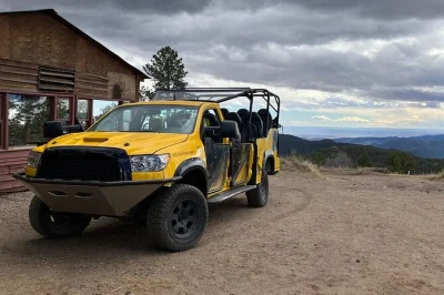 Feel the wild side of colorado on a 4x4 off-road tour through roosevelt forest, with stadium seating, private tower views, snacks, and all-weather gear included.
