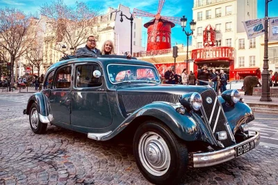 Feel the breeze in a vintage citroën as you cruise paris with a local driver, see montmartre, eiffel tower & latin quarter, and stop for photos. includes pickup.