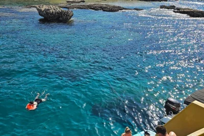 Swim in cyprus’ blue lagoon, cruise past akamas sights, and enjoy a fresh bbq lunch on board. includes drinks, local guide, and easy pickup from latchi harbour.