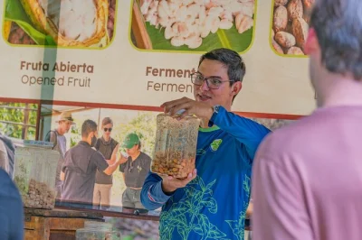 La fortuna, fazenda familiar, tour de café e chocolate com degustações guiadas. inclui transporte do hotel e o verdadeiro sabor da costa rica.