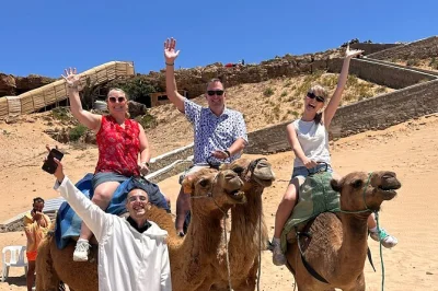 Feel the pulse of tangier with a private day tour—wander the kasbah, ride camels by the atlantic, sip mint tea, and explore the caves of hercules. includes pickup.