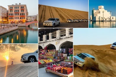 Mach deinen doha-stopover zum abenteuer – wüstensafari, stadtrundfahrt, bummel durch souq waqif und ein ortskundiger guide. inklusive abholung und wasser für deinen kurzen zwischenstopp.