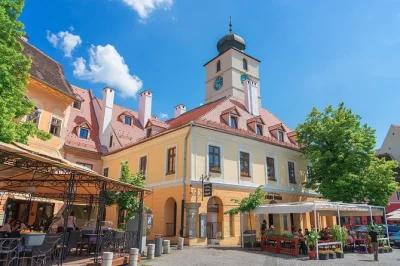 Explore sibiu’s medieval center, climb the evangelical cathedral tower, and visit cozia monastery on a private day trip from bucharest with a local guide.