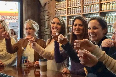 Feel the warmth of gatlinburg’s small-batch moonshine, sample local wines, and get exclusive behind-the-scenes access on this walking tour. includes all tastings.