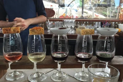 Feel the breeze on waiheke island, taste premium wines at three boutique vineyards, enjoy a scenic tour, and relax with transfers included—small group experience.