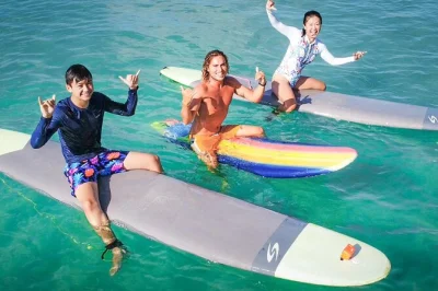 Feel the rush of waikiki waves with a private surfing lesson, tailored to your pace. includes all gear, expert instructor, and flexible times for easy booking.
