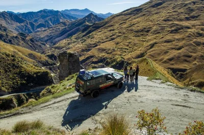 Ride the historic skippers road by 4wd from queenstown, cross the old suspension bridge, explore a restored schoolhouse, and try gold panning with a local guide.