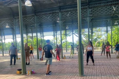 Feel the rhythm in san juan with a salsa class led by a cuban-italian dancer. learn basics, get local tips, and enjoy bottled water. wheelchair accessible.