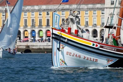 Découvrez lisbonne depuis le fleuve à bord d’un bateau coloré de 1947, glissez devant alfama et la praça do comércio avec des anecdotes locales en direct. croisière express incluse.