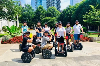 Sinta a vibe de midtown atlanta num tour de segway com paradas no fox theatre, piedmont park e um cantinho local para petiscos. grupo pequeno, guia experiente e equipamento incluso.