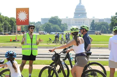 Feel the city’s pulse on a guided washington dc monuments bike tour, with stops at the lincoln memorial, tidal basin, and more. includes all gear and family options.