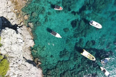 Parti da dubrovnik in speedboat privata, nuota nella grotta azzurra, fai snorkeling in acque cristalline, rilassati sulla spiaggia di sabbia di lopud e gusta drink gratis.