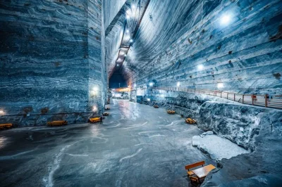 Descend 208 meters underground at slănic salt mine from bucharest, breathe the cool air, hear stories of salt miners, and enjoy round-trip transport with entry included.