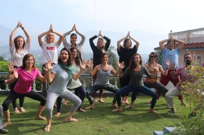 Start your yoga teacher journey in kathmandu with a 200-hour training, daily hatha & ashtanga classes, organic meals, and peaceful jungle-side accommodation.