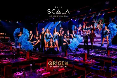 Feel the pulse of gran canaria at sala scala’s dinner show—live acrobatics, canarian flavors, and a story told through music. includes dinner & local chef menu.