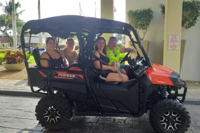 Feel the wind on aruba’s coast with a 4-seater utv rental, free cruise port pickup, and flexible routes. includes insurance and a local guide’s quick tutorial.