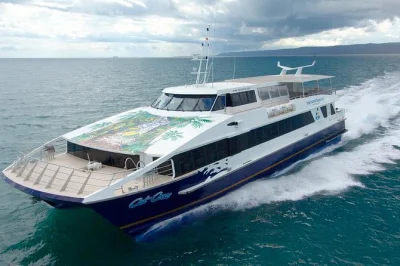 Catch the cat cocos fast ferry from mahe to praslin with easy ticket pickup, flexible schedule, and local tips. includes luggage allowance and family-friendly options.
