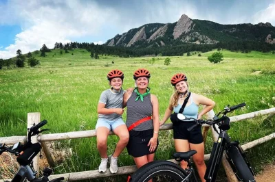 Glide past boulder’s flatirons, pearl street, and campus on a guided e-bike tour. includes helmet, bottled water, and local guide—family-friendly and easy booking.