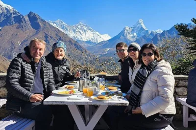 Feel the rush of a helicopter flyover at everest base camp, breakfast at hotel everest view, and hotel pickup from kathmandu. flexible dates and expert pilots.