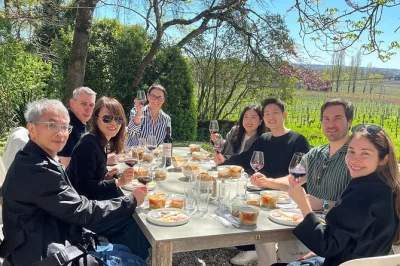 Feel the rhythm of saint-Émilion’s medieval streets, taste bordeaux wines at three châteaux, and share a picnic lunch among the vines—includes transport & guide.
