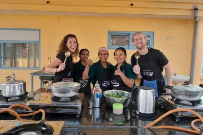 Warm up in kathmandu’s thamel with a hands-on nepali cooking class led by local women chefs. includes lunch, spice intro, and recipe book to take home.