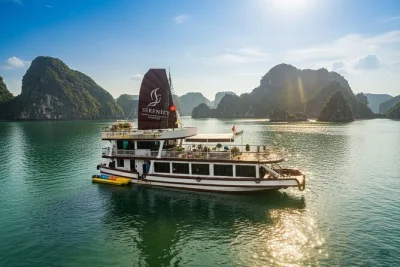 Wake up early for a lan ha bay day tour from hanoi or cat ba, kayak hidden caves, swim at quiet beaches, and share fresh seafood lunch on a boutique cruise with pickup included.