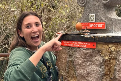 Stand with one foot in each hemisphere, try agave spirits, and learn quirky equator science on this quito half-day tour. includes museum entries and local guide.