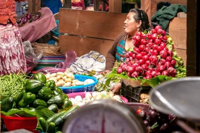 Start your antigua day with a lively market tour, hands-on guatemalan cooking class, and home-style lunch. includes private transport, snacks, drinks & local host.