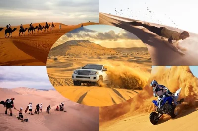 Erlebe dune bashing nahe doha, kamelreiten mit einheimischen, sandboarding und entspanne am inland sea. inkl. abholung, guide & erfrischungen.