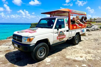 Feel the breeze on a 6-hour barbados coastal tour in open vehicles, with local lunch, homemade snacks, and stops at cherry tree hill and beachy head. pickup included.