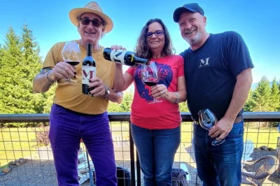 Follow winding vineyard roads in oregon’s willamette valley, tasting regional wines at three wineries with a local guide, plus a picnic lunch and hotel pickup.