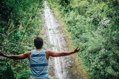 Découvrez la randonnée guidée jusqu’aux chutes de manoa depuis waikiki, avec un déjeuner sain au belvédère tantalus et prise en charge à l’hôtel aller-retour incluse.