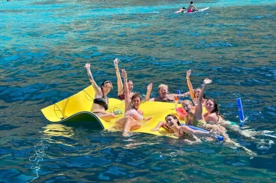 Palermo, gruta da rainha, snorkeling e comida típica da sicília. saída com capitão local, aperitivo com aperol spritz, equipamentos inclusos e petiscos fresquinhos.