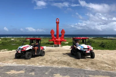 Feel the wind on a small-group aruba utv tour—drive to california lighthouse, swim at andicuri beach, and explore bushiribana ruins. includes pickup and local guide.
